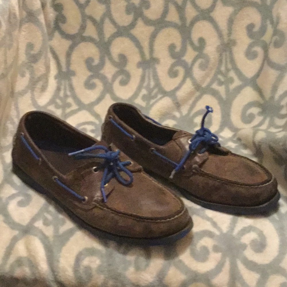 Leather Sperrys